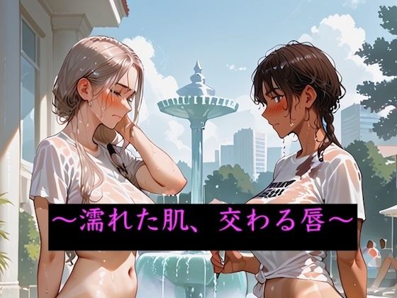 濡れた肌、交わる唇（画像100枚＋α＋画像生成プロンプト付き）