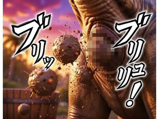 恐竜の排泄観察
