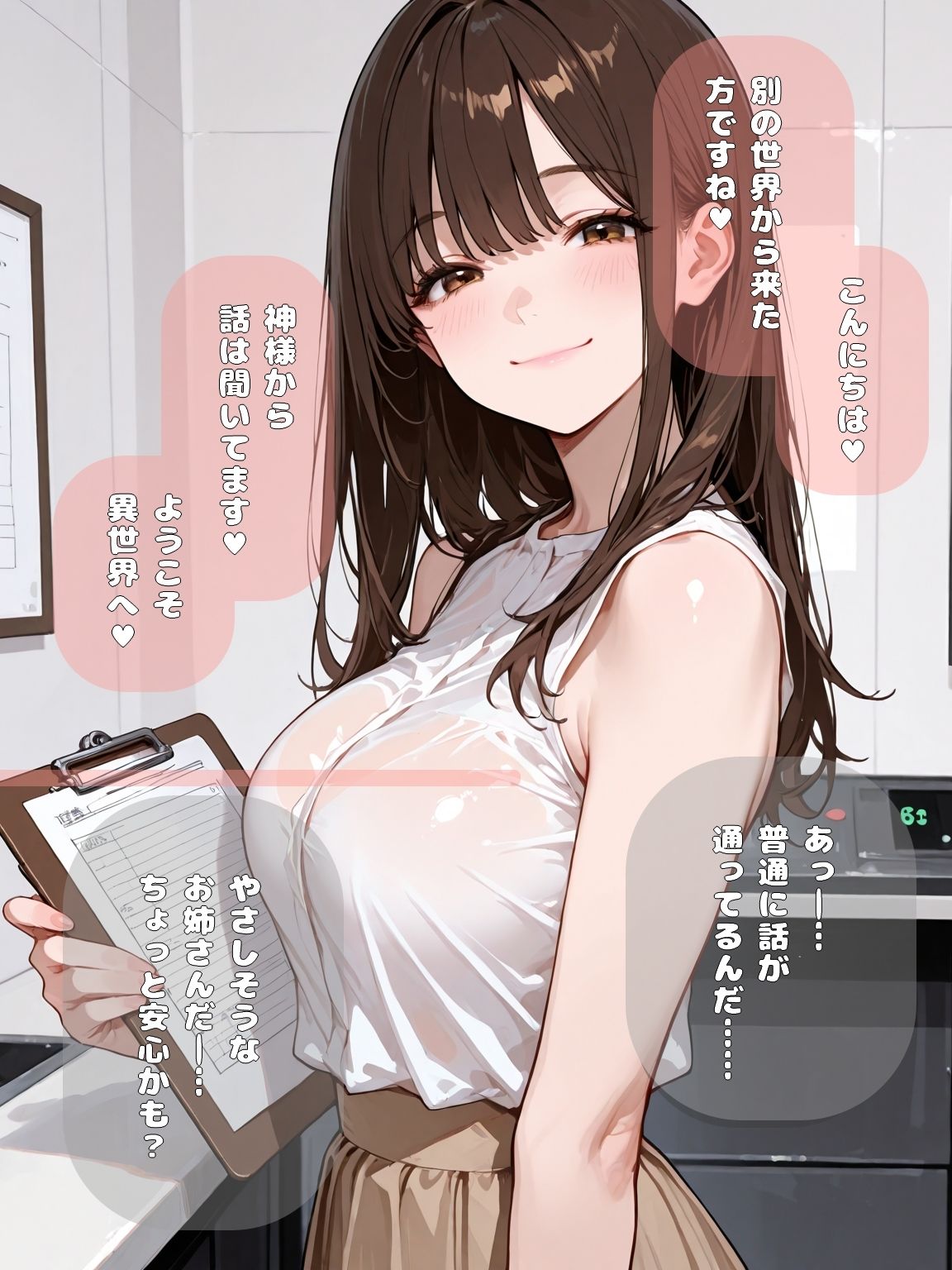 女性だらけの世界に転移してえっちなお姉さんにお世話される話 - サンプル画像 4