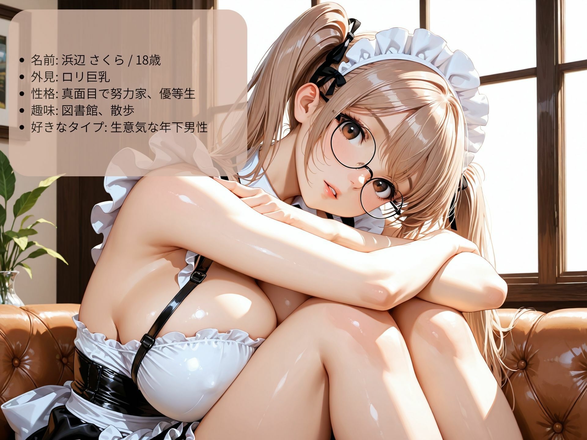 ご主人様が好きすぎる！僕専用の変態言いなり巨乳メイド！ - サンプル画像 1