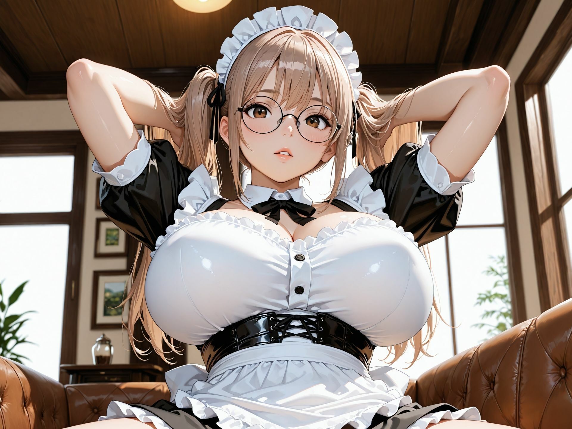ご主人様が好きすぎる！僕専用の変態言いなり巨乳メイド！ - サンプル画像 2